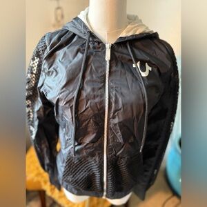 Black True Religion windbreaker